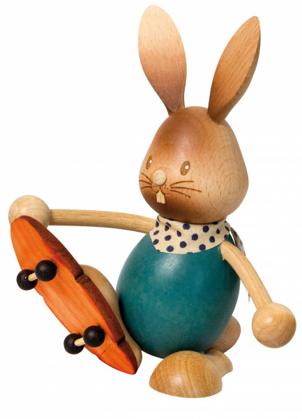 Kuhnert Stupsi Hase mit Skateboard, Artikel 52251 Höhe ca. 11 cm