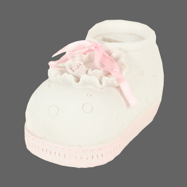 Spardose Babyschuh rosa