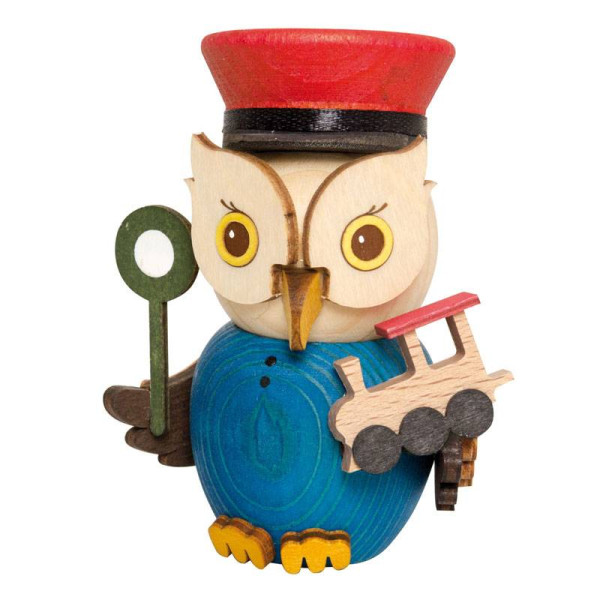 Kuhnert Holzfigur Minieule Eisenbahner Kuhnert Artikel 37352, Höhe ca. 7 cm