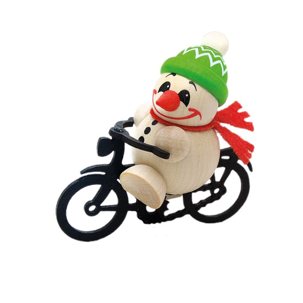 Cool Man Fahrrad Junior - Sammelfigur ca. 6 cm by Karsten Braune - Echt Erzgebirge