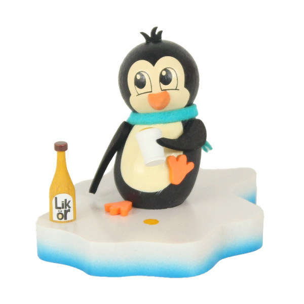 Pinguin auf Eisscholle - beschwipst - Jens Held- Olbernhau